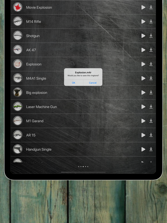 Gun and Explosion Ringtones + screenshot 4