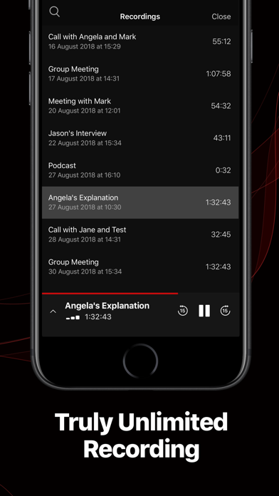 TapeACall Pro - Record Phone Calls. Call Recorder For Interviews on iPhone screenshot