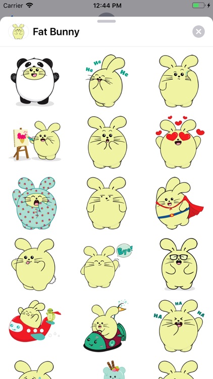 Fat Bunny Sticker Pack