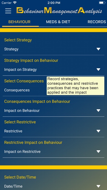 Behaviour Management Analysis