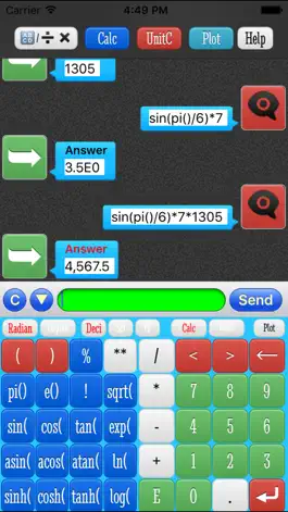 Game screenshot Chatting Calculator apk