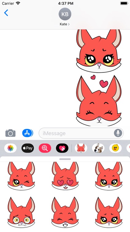 Cute Fox Sticker Pack