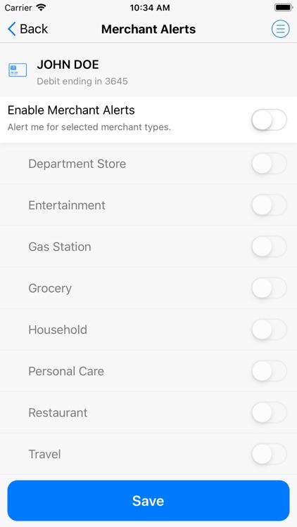 Community 1st Card Control