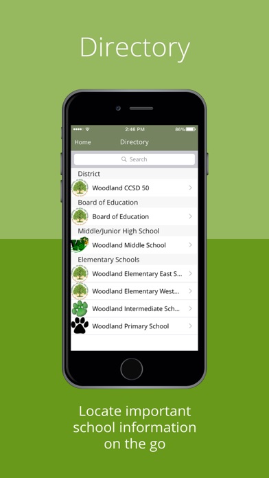 How to cancel & delete Woodland CCSD 50 from iphone & ipad 2
