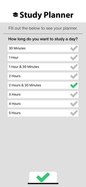 Scroll Study Planner