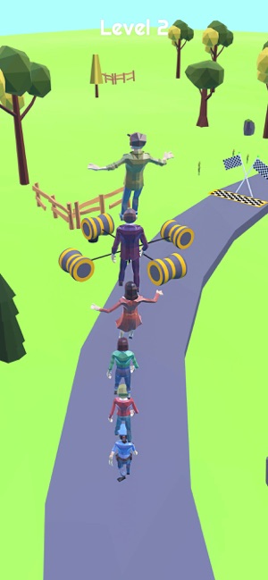 Stacking Human Run - Tower 3D