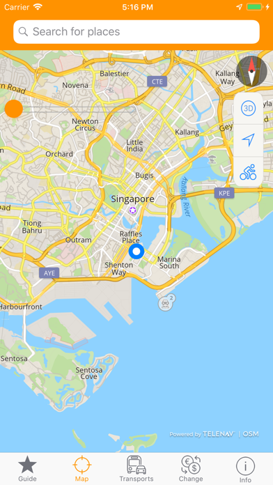 Singapore Map and Travel Guide screenshot 3