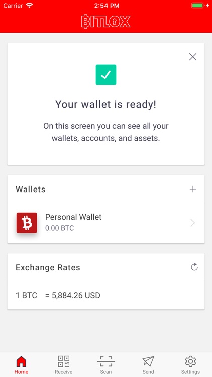 BITLOX Crypto Wallet