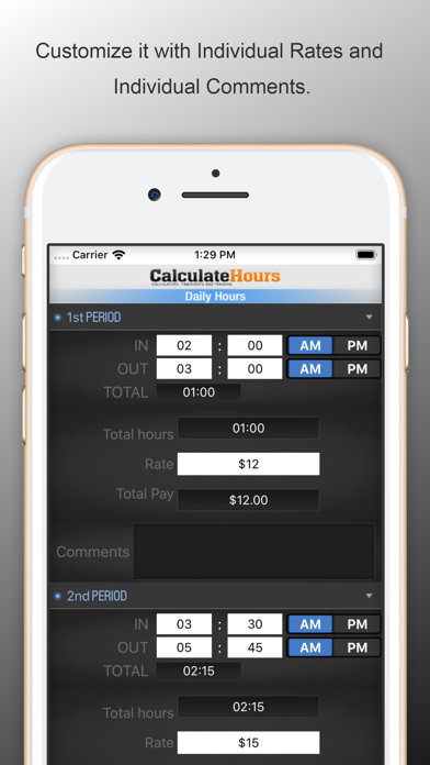 How to cancel & delete Calculate Hours Worked - Timesheet Calculator from iphone & ipad 3