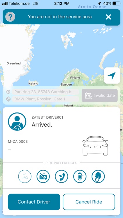 DRIVEme service