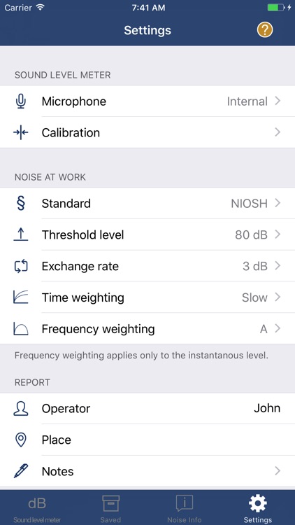NIOSH Sound Level Meter