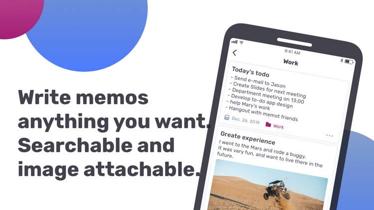 Memot | Elegant Memo  App
