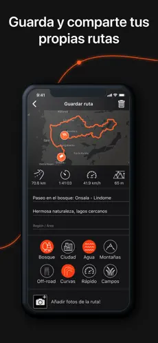 Screenshot 6 Detecht-Aplicación de Moto GPS iphone
