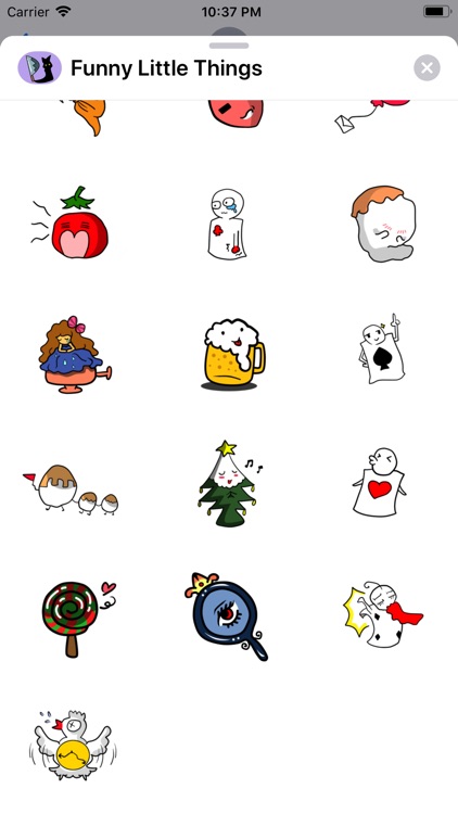 Funny Little Things Stickers