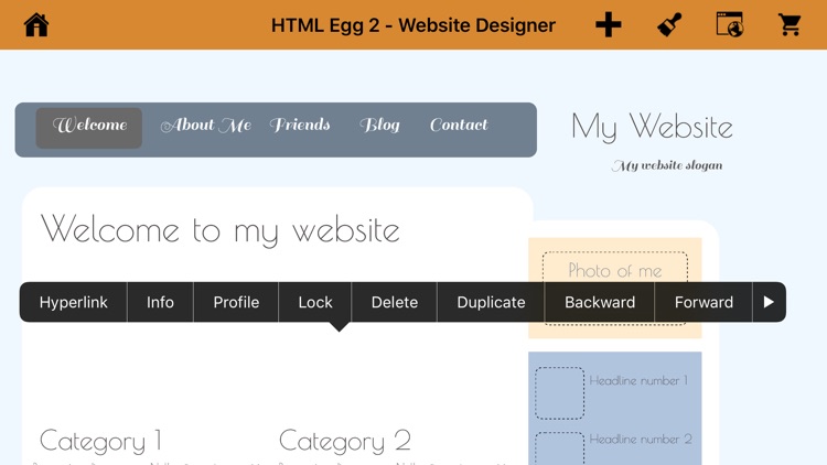 HTML Egg 2 - Website Designer