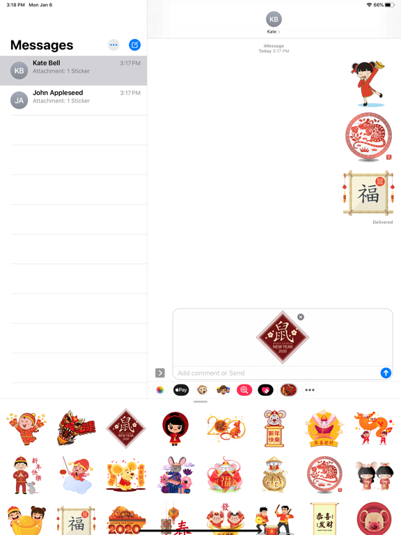 Chinese Rat New Year Stickers screenshot 6