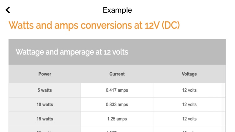 Electricity-Cal For (W) & (A) screenshot-5