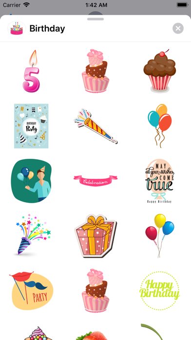 200+ Happy Birthday Stickers screenshot 3