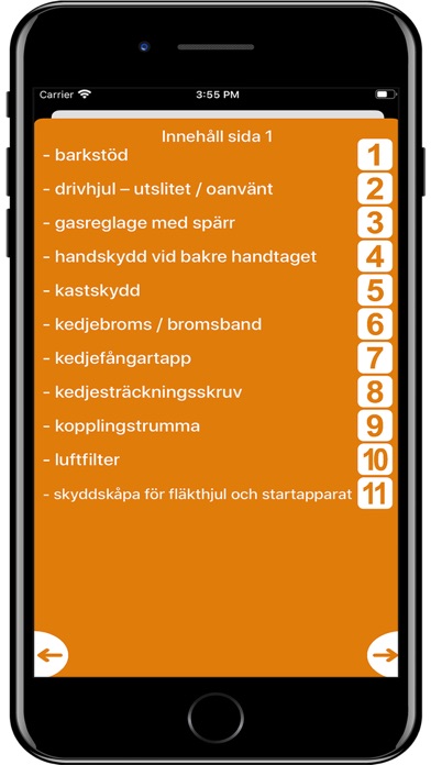 Motorsåg A2 Motorsågens delar screenshot 2