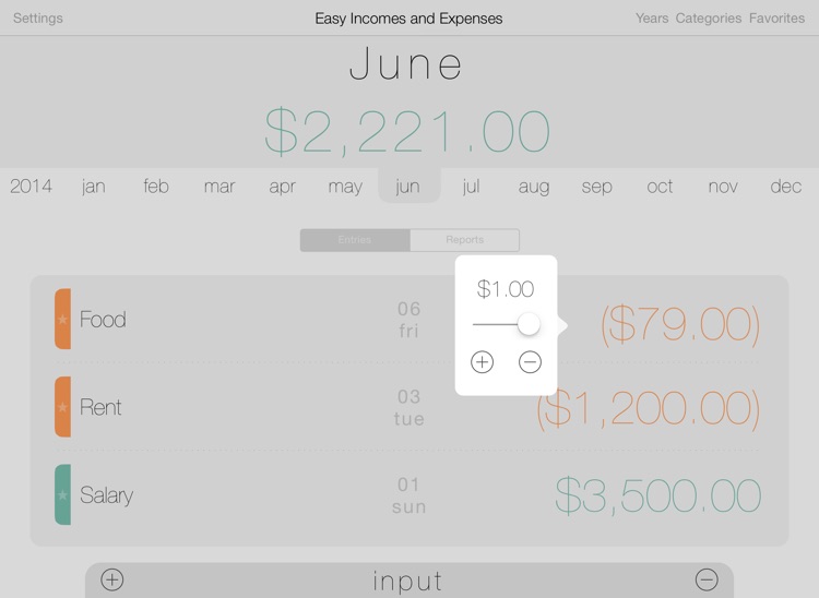 Easy Incomes and Expenses screenshot-3