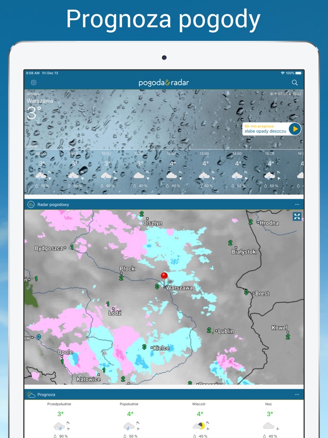 Najlepsza aplikacja pogodowa 2018 ios