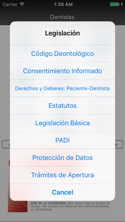 Colegio de Dentistas Granada screenshot-3