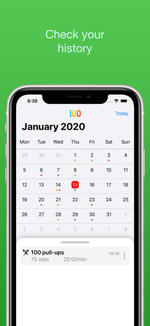 100Challenge - Workout Tracker(圖4)-速報App