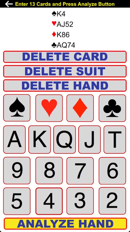 Bridge Hand Analyzer screenshot-4