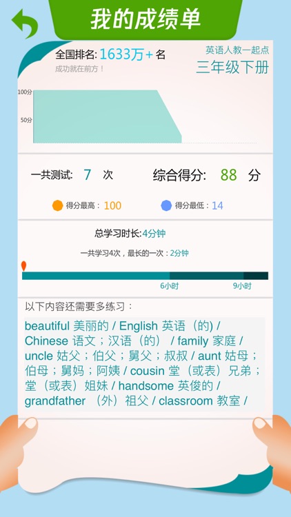 深圳版小学英语-一年级下册 screenshot-6