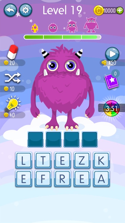 Word Monsters: Word Game screenshot-1