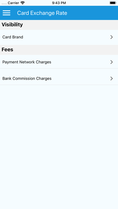 Credit Card Exchange Rate screenshot 4