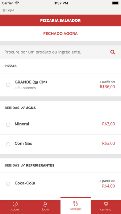 Pizzaria Salvador Delivery screenshot 3