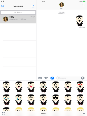 Vampires Emoji screenshot 2