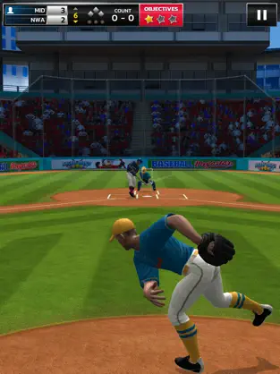 Baseball Megastar 19, game for IOS