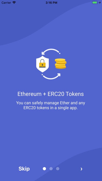 Ethereum & ERC20Tokens Wallet