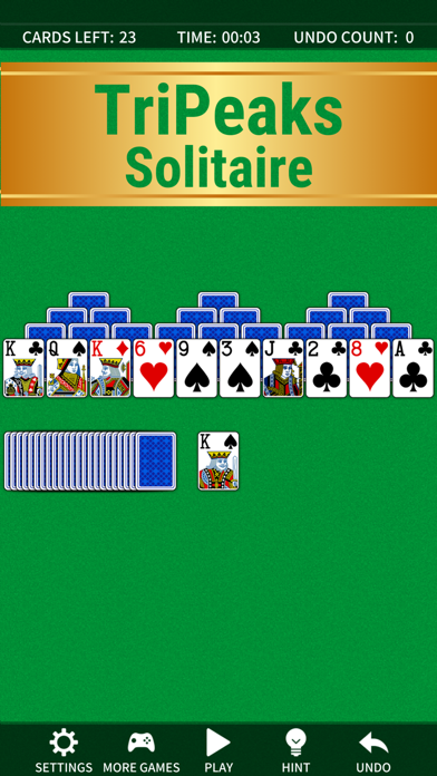 How to cancel & delete TriPeaks Solitaire Classic. from iphone & ipad 1