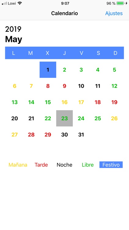 Acerinox - Calendario 5º turno