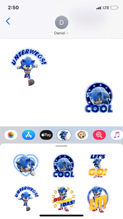 Offizielles SONIC Sticker Pack