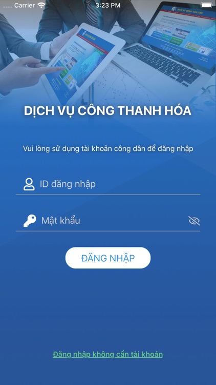 Dịch vụ công tỉnh Thanh Hoá