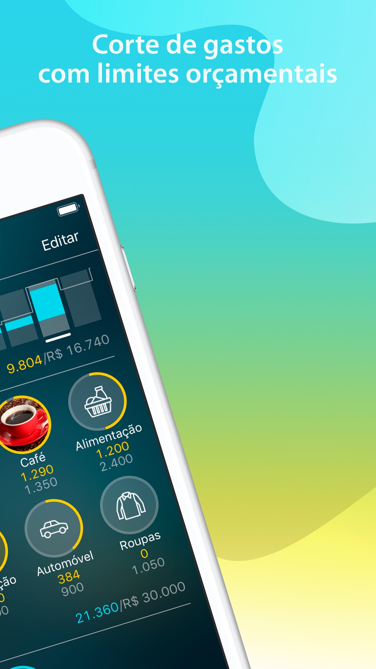 Screenshot do app Money Pro: Finanças Pessoais