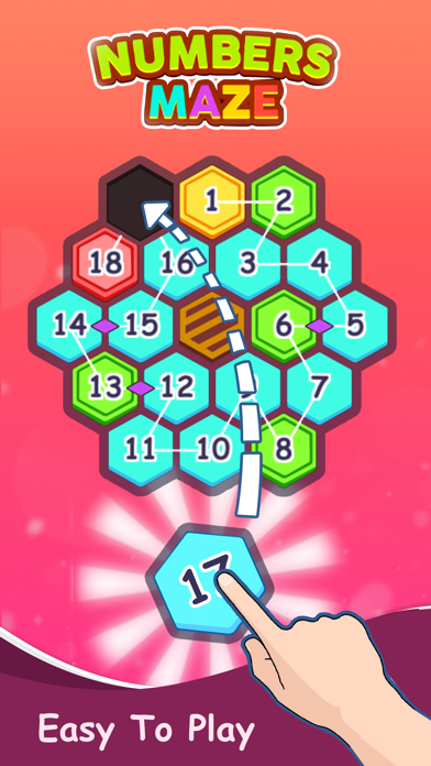 Number Hexagon Puzzle screenshot 1