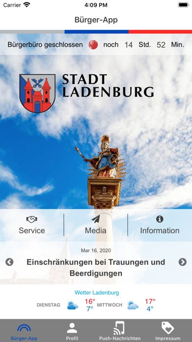 Bürger-App für Ladenburg screenshot 2