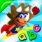 ABC Dinos is an educational game for preschool kids and elementary school first graders to learn to read and write vowels and consonants