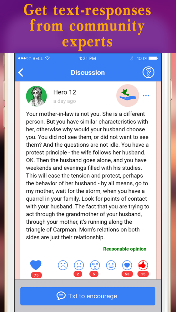Relationship Advice Help Olymp App for iPhone - Free ...