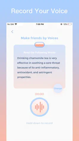 Game screenshot PitPat - Make Friends by Voice mod apk