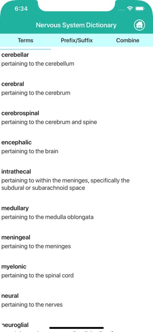 Nervous System Medical Terms(圖6)-速報App