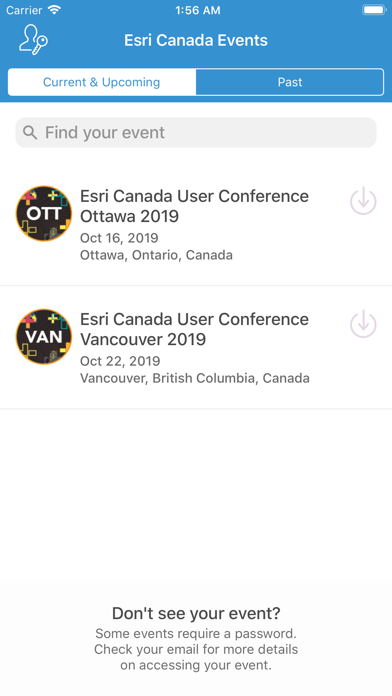 How to cancel & delete Esri Canada Events from iphone & ipad 2