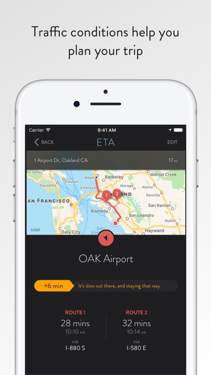 ETA - Arrive on time