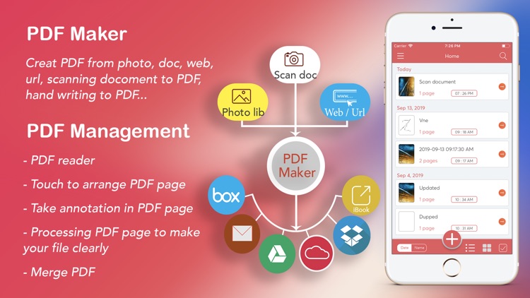 PDF Maker : photo, web to PDF