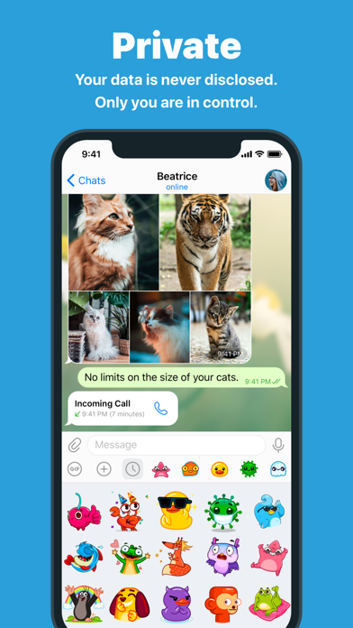 Telegram Messenger iphone images